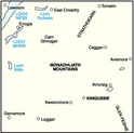 Wandelkaart Schotland Landranger 035 Kingussie and Monadhliath Mountains | Ordnance Survey