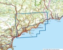 wandelkaart 3742OT - Nice, Menton, Côte d'Azur, Monaco, L'Escarène, La Turbie Alpen - Provence, topografische kaart | IGN