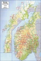 Wandelkaart 2699 Harøyfjorden -  topografische kaart Turkart Noorwegen | Statens - Ugland IT