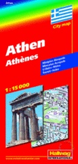 Plattegrond - Stadsplattegrond Athene | Hallwag