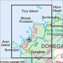 Wandelkaart Ierland 01 Donegal (NW) discovery | Ordnance Survey