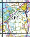 Topografische kaart / Wandelkaart 21E Meppel