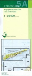 Topografische kaart / Wandelkaart 5A Terschelling