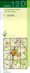 Topografische kaart / Wandelkaart 12D Assen