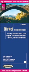 Landkaart - wegenkaart Turkije - Middellandse Zeekust & Cyprus | Reise Know How