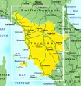Wegenkaart - landkaart Toscana - Toscane fietskaart | Touring club Italiano TCI 1:200.000