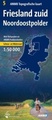 Fietskaart - Wandelkaart 05 Friesland zuid - Noordoostpolder (Topografisch) | ANWB