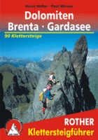 Klettersteiggids - klimgids Klettersteige Dolomiten (Dolomieten) mit Vicentiner Alpen, Brenta und Gardseebergen | Rother