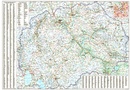 Wegenkaart - landkaart Macedonië - Macedonia | Gizi Map