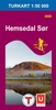 Wandelkaart 2688 Hemsedal Sør - zuid , topografische kaart - turkart Noorwegen | Statens - Ugland IT