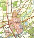 Fietskaart - Wandelkaart 17 Zuid Hollandse Kust - Den Haag - Rotterdam (Topografisch)  | ANWB