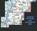 Topografische kaarten IGN 25.000 Jura : ZUIDELIJK GEDEELTE