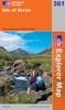 Wandelkaart / topografische kaart 361 Isle of Arran | Ordnance Survey