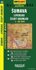 Shocart 36 ŠUMAVA - LIPENSKO, ČESKÝ KRUMLOV - Böhmerwald - Lippener Stausee - Krumau  / Wandelkaart Tsjechie