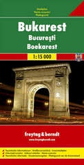 Plattegrond -  stadsplattegrond Bukarest - Boekarest | Freytag & Berndt