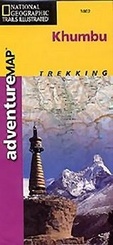 Wandelkaart - trekkingmap Khumbu - Nepal | National Geographic adventure map (3002)