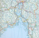 Wegenkaart - landkaart Scandinavië zuid - Scandinavia south | Hallwag