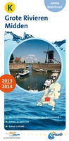 Waterkaart - Vaarkaart Grote Rivieren Midden 2013-2014 K | ANWB