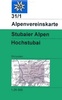Ski kaart 31/1 Stubaier Alpen, Hochstubai | Alpenverein