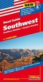 Wegenkaart - Autokaart - Landkaart 06 Southwest, Southern Rockies & Canyon Country (Utah, Colorado, Arizona & New Mexico) | Hallwag