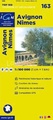 Wegenkaart - Landkaart 163 fietskaart Avignon - Nimes | IGN