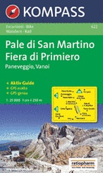 Wandelkaart 622 Pale di San Martino-Fiera di Primiero | Kompass