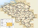 Topografische kaart Belgie NGI 55/ 3-4  Manhay - Bra - Lierneux (1:20.000) - wandelkaart