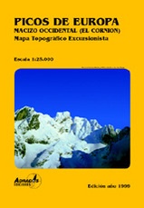 Wandelkaart Picos de Europa, Macizo Occidental | Adrados
