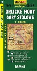 Shocart 28 ORLICKÉ HORY, GÓRY STOLOWE - Adlergebirge - Heuscheuergebirge / Wandelkaart Tsjechie