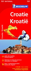 Wegenkaart  Landkaart 757 Kroatië -  Croatie | Michelin
