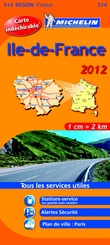 Wegenkaart - Landkaart 514 Ile de France 2012 | Michelin