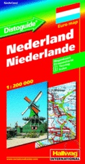 Landkaart - wegenkaart Nederland - Niederlande  | Hallwag