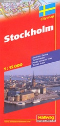 Stadsplattegrond - kaart Stockholm | Hallwag