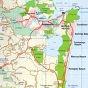Landkaart -  wegenkaart Sunshine Coast and Hinterland | Hema maps