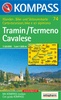 Wandelkaart 74 Tramin/Termeno-Cavalese | Kompass