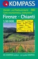 Wandelkaart fietskaart  660 Firenze - Chianti - Toscane | Kompass