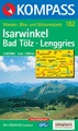 Kompass wandelkaart 182 Isarwinkel- Bad tolz - Lenggries