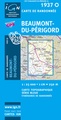 Wandelkaart 1937O - 1937 O Beaumont-du-Périgord topografische kaart  | IGN Bleue