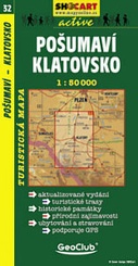 Shocart 32 POŠUMAVÍ, KLATOVSKO - Böhmerwald-Vorgebirge - Klattau / Wandelkaart Tsjechie