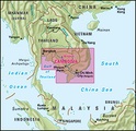 Landkaart - wegenkaart Cambodja - Cambodia - Angkor | Nelles maps