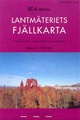 Wandelkaart BD04 Kiruna Fjällkarta Topografische kaart Zweden | Lantmateriet