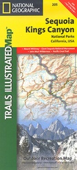 Wandelkaart - landkaart Sequoia - Kings Canyon National Park | Trails Illustrated maps - National Geographic
