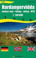 Wandelkaart  -wegenkaart Hardangervidda | Projekt Nord