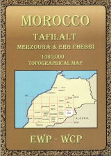 Wandelkaart - landkaart Tafilalt, Merzouga & Erg Chebbi - Morocco | EWP - WCP
