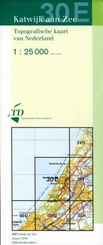 Topografische kaart / Wandelkaart 30E Katwijk aan Zee