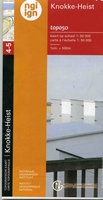 Topografische kaart 04-05 Knokke - Heist 1:50.000 Wandelkaart Belgie