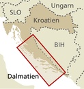 Wegenkaart - landkaart Dalmatië | Reise Know-How Verlag