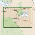 Topografische kaart Botswana (sheet 4) |