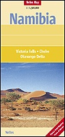 Landkaart - wegenkaart Namibië  | Nelles maps