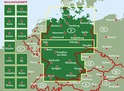 Wegenkaart  -Deutschland Autobahnkarte Duitsland | Freytag & Berndt